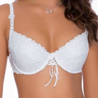 ROZA LINGERIE DAMARIS WHITE BRA