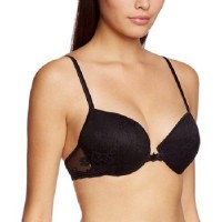 TRIUMPH SENSUAL LACE WHU PUSH UP BLACK BRA