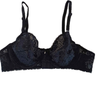 ALINE BLACK LACE BRA 1