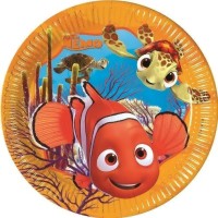 FINDING NEMO PARTY PLATES DISNEY PIXAR 8PCS 23cm