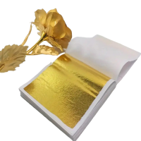 GOLD FOIL TISSUE  8,6x9,6cm  100 pcs