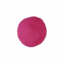 ROUND JAR GAUZE CLOTH FUCHSIA 10cm x 100pcs