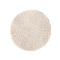 ROUND JAR GAUZE CLOTH IVORY 12cm x 70pcs