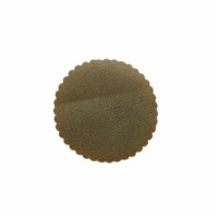 ROUND JAR GAUZE CLOTH OLIVE GREEN 10cm x 100pcs