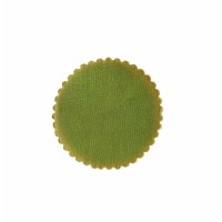 ROUND JAR GAUZE CLOTH L.GREEN 10cm x 100pcs