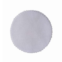 ROUND JAR GAUZE CLOTH WHITE 12cm x 70pcs