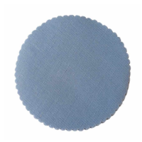 ROUND JAR GAUZE CLOTH L.BLUE 12cm x 100pcs