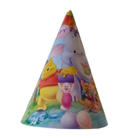 WINNIE PARTY HATS 6pcs