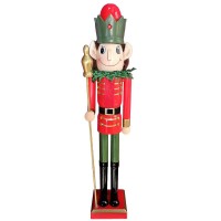 CHRISTMAS ELF NUTCRACKER 55cm