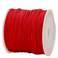 RED POLYESTER CORD 0.8mm x 45m