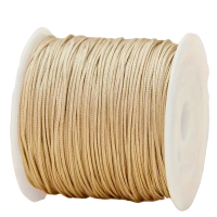 KHAKI POLYESTER CORD 0.8mm x 45m