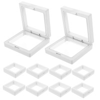 WHITE TRANSPARENT JEWELRY STORAGE BOX WITH DURABLE PE FILM 1