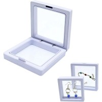 WHITE TRANSPARENT JEWELRY STORAGE BOX WITH DURABLE PE FILM 3