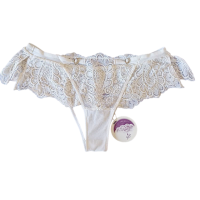 LUNA PRECIOUS BOXER LACE SLIP WHITE 1