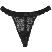 ROZA JUNIO  BLACK THONG