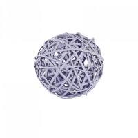 LILAC DECORATIVE BAMBOO BALL 5cm