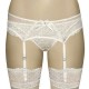 PANACHE CONFETTI SUSPENDER BELT IVORY