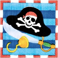 PIRATE PARTY NAPKINS 2PLY 16pcs