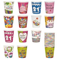 PARTY PAPER CUPS  8,5x7,5cm 20pcs