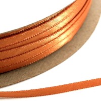 DOUBLE FACE SATIN RIBBON 3mm x 100m GINGER