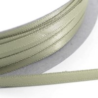 DOUBLE FACE SATIN RIBBON 3mm x 100m OLIVE GRAY