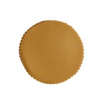 ROUND JAR SATIN GOLD FABRIC 12cm x 100pcs