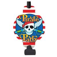 PIRATE PARTY BLOWOUTS 8pcs