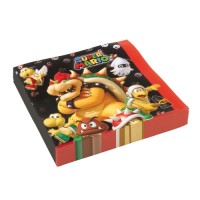 Super Mario napkins 33 cm pack of 20 pcs