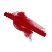 TULLE ROLL RED 70x20m