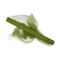 TULLE ROLL OLIVE GREEN 70x20m