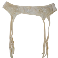 TRIUMPH IVORY GARTER BELT