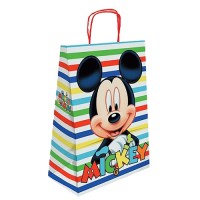 ΤΣΑΝΤΑ ΔΩΡΟΥ ΧΑΡΤΙΝΗ MICKEY MOUSE 32cm 32x24x10cm 25TEM