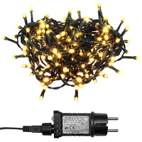 CHRISTMAS 510 LED LIGHTS WARM WHITE WITH CONTROLLER 28,5m