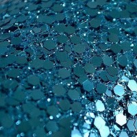 FABRIC CONFETTI SEQUIN TURQUOISE 5m