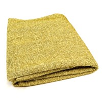 FABRIC LUREX ALUMIN GOLD 150cm x 3m