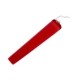 Easter candle flat shape red